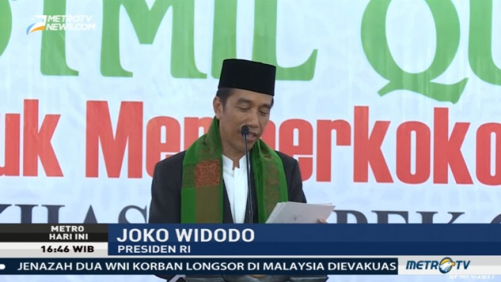 Presiden Ajak Umat Muslim Contoh Sikap & Teladan Para Kiai