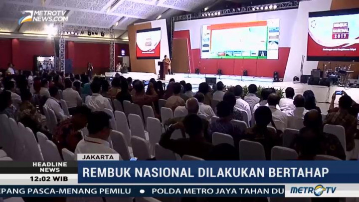 Rembuk Nasional 2017 Evaluasi Tiga Tahun Pemerintahan Jokowi-JK