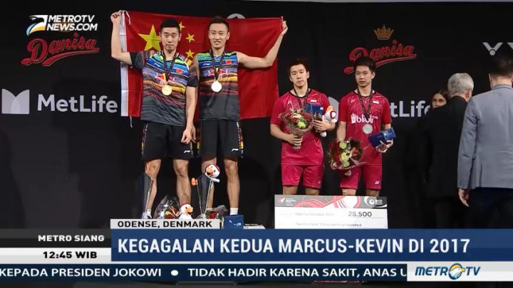 Kevin/Marcus Gagal Raih Gelar Juara Denmark Terbuka 2017