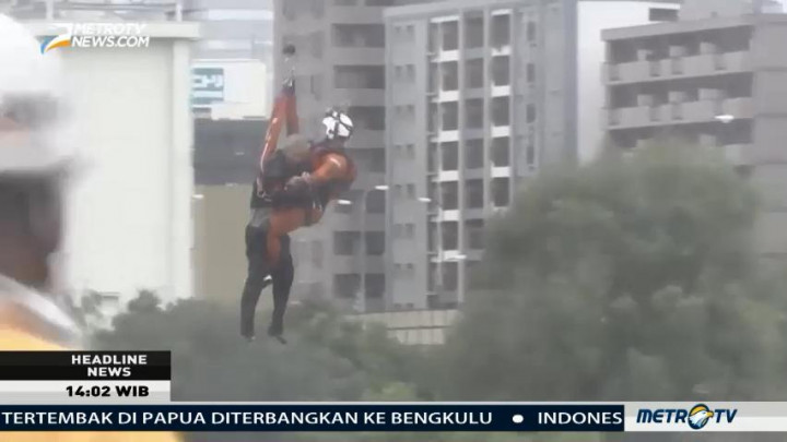 Badai Lan Terjang Jepang, Dua Tewas dan Satu Masih Hilang