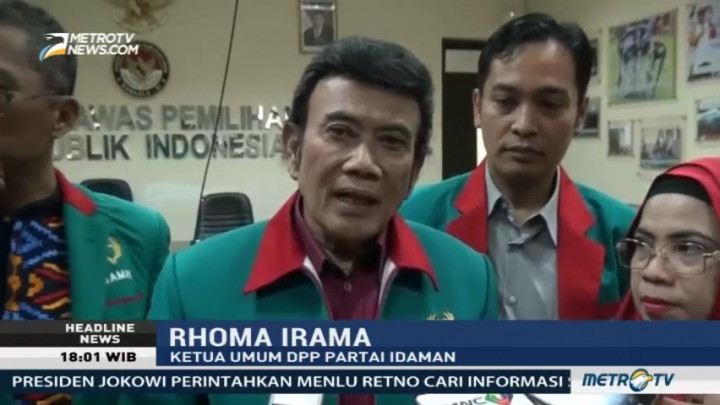 Rhoma Irama Laporkan KPU ke Bawaslu