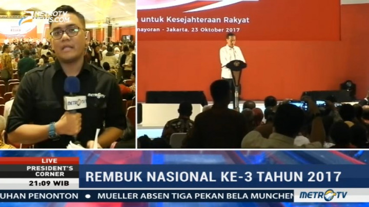 Presiden Terima 12 Rekomendasi di Forum Rembuk Nasional 2017