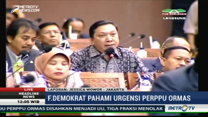 Dukung Perppu Ormas dengan Catatan, Demokrat Tetap Ajukan Lobi