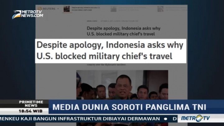 Penolakan Gatot Nurmantyo di AS Jadi Sorotan Dunia