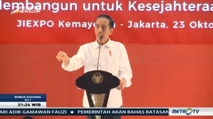 Rembuk Nasional 2017, Membangun untuk Kesejahteraan Rakyat (3)