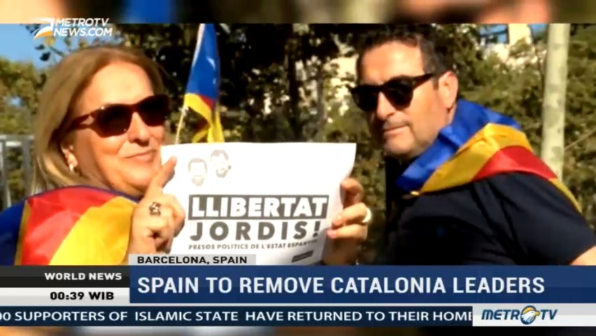 Spain to Remove Catalonia Leaders