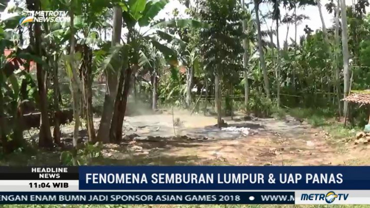Lokasi Semburan Lumpur Panas di Tasikmalaya Dipasangi Garis Polisi