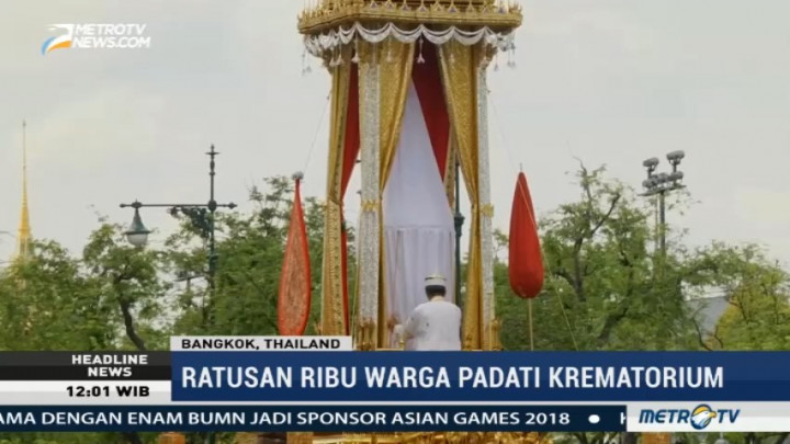 Upacara Kremasi Raja Bhumibol Digelar Selama 5 Hari