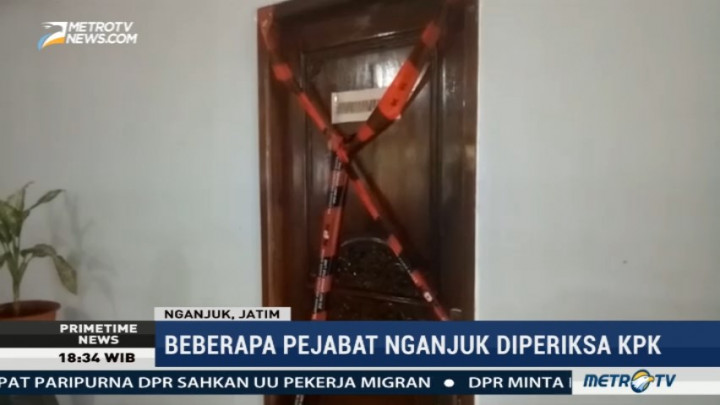 KPK Segel Ruang Kadis Lingkungan Hidup Nganjuk