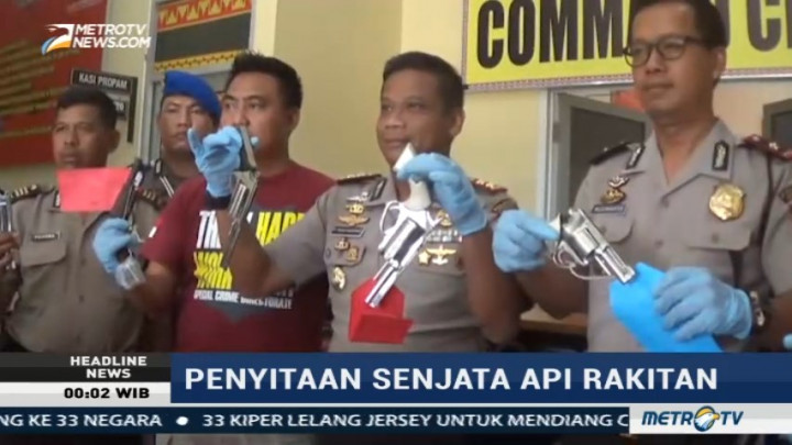 Polisi Sita 64 Senpi Rakitan Milik Warga Mesuji