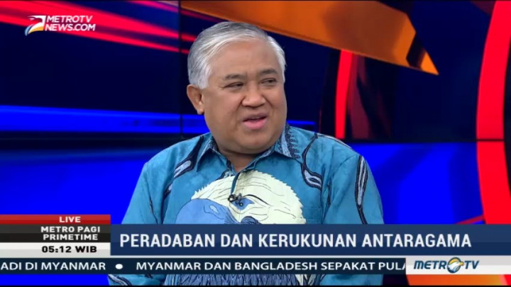 Din Syamsuddin Bicara Peradaban dan Kerukunan Antaragama