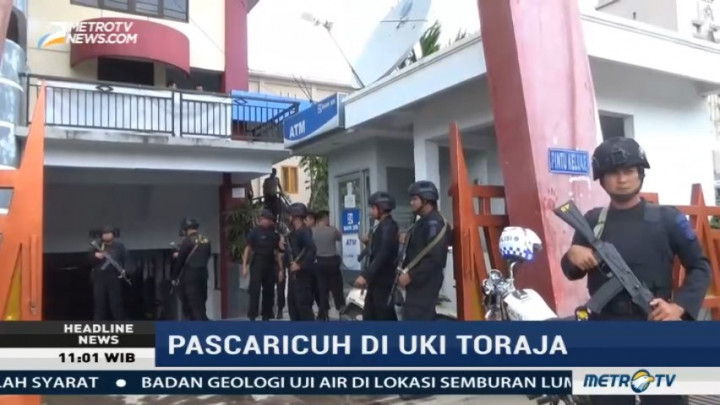 Pascakericuhan, Petugas Jaga Ketat Empat Titik di UKI Toraja