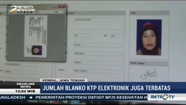 63 Ribu Warga Kendal Belum Punya KTP Elektronik
