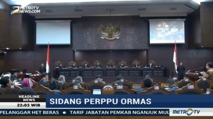 Perppu Ormas Sah Jadi UU, MK Tetap Gelar Sidang Uji Materi