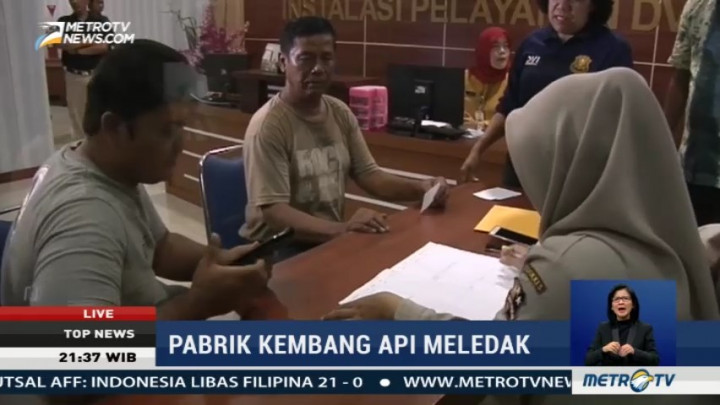 Polri Buka Grup Whatsapp Korban Ledakan Gudang Petasan