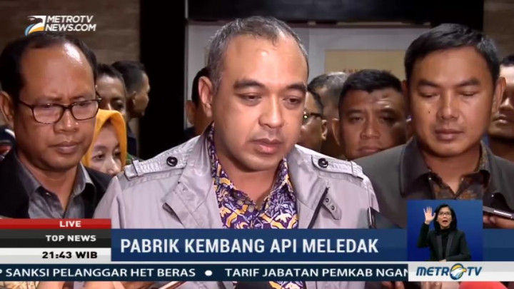 Bupati Tangerang Jenguk Korban Ledakan Gudang Petasan