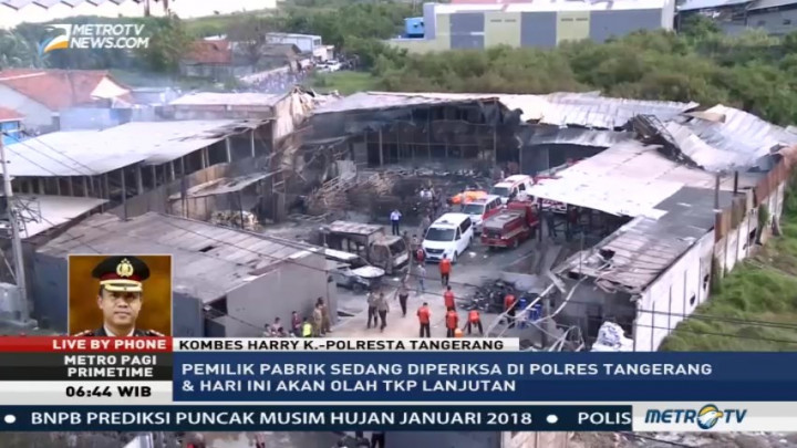 Pemilik Pabrik Petasan Masih Diperiksa di Polres Tangerang