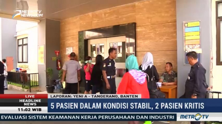 Lima Korban Ledakan Gudang Petasan Dirawat di RSUD Tangerang dalam Kondisi Stabil