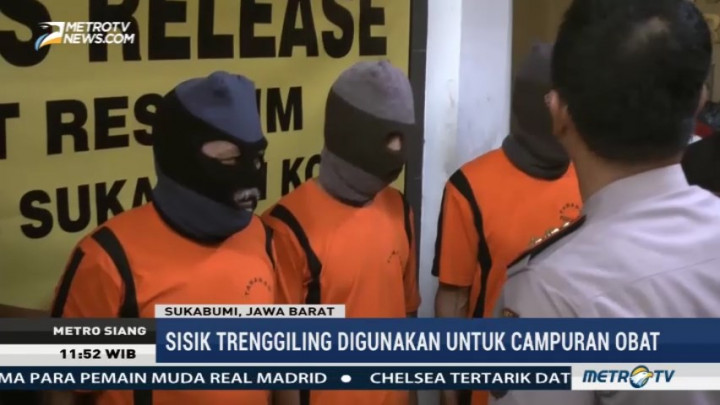 Polres Sukabumi Tahan 3 Penjual Trenggiling