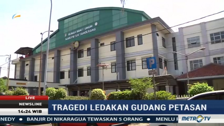 Lima Korban Ledakan Pabrik Kembang Api Dirujuk ke RSUD Tangerang