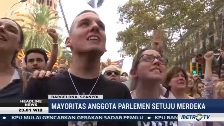 Catalonia Deklarasikan Kemerdekaan