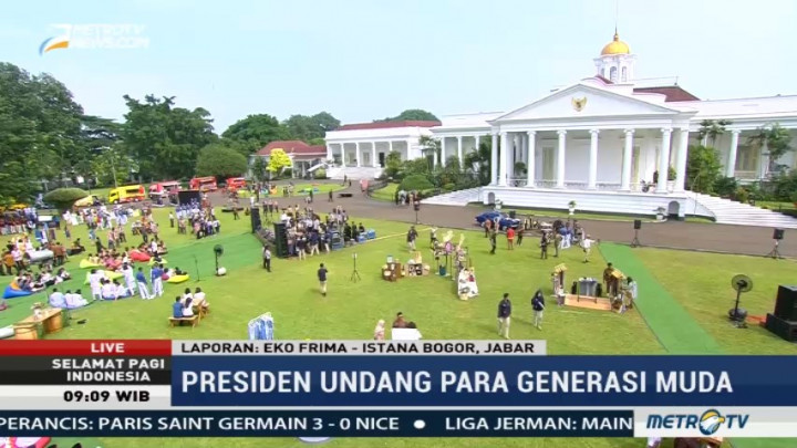 Peringatan Sumpah Pemuda di Istana Bogor Bergaya Kekinian