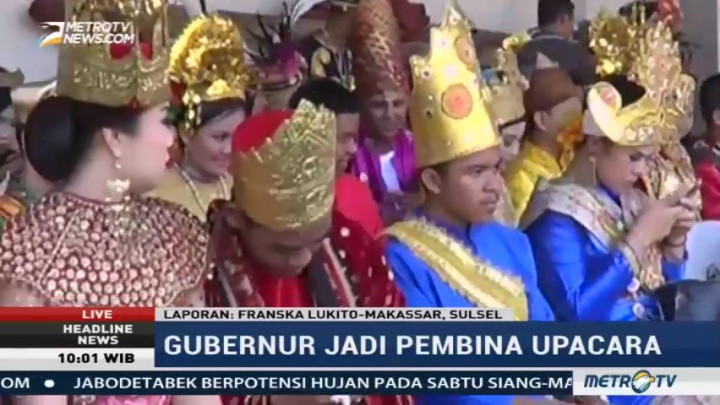 Ratusan Pemuda Berbaju Adat Peringati Hari Sumpah Pemuda