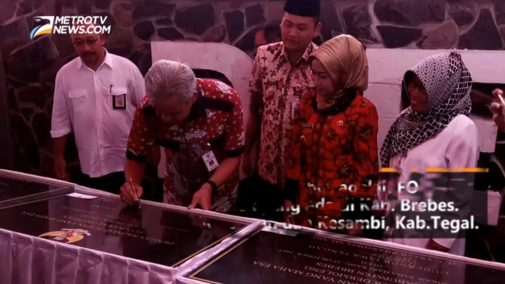 Ganjar Pranowo Resmikan Empat Flyover di Brebes