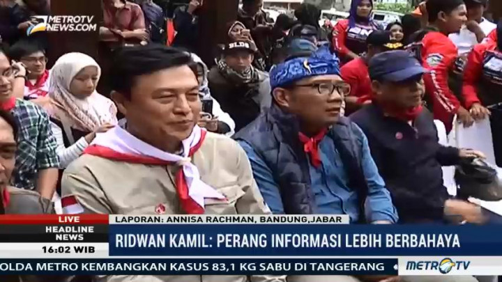 Ridwan Kamil Imbau Masyarakat Pintar Memilah Informasi