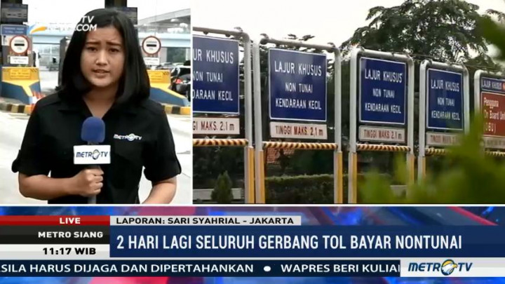 Persiapan Transaksi Non Tunai di GT Seluruh Indonesia Capai 95%