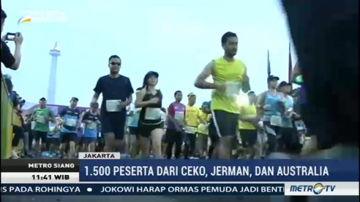 Menjelajahi Ibu Kota Lewat Jakarta Marathon 2017