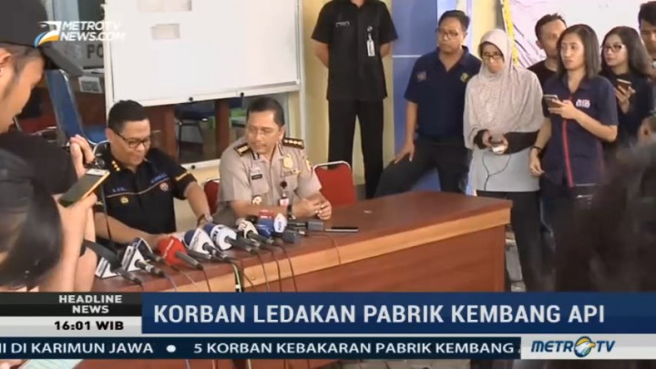 Lima Jenazah Korban Ledakan Pabrik kembang Api Teridentifikasi