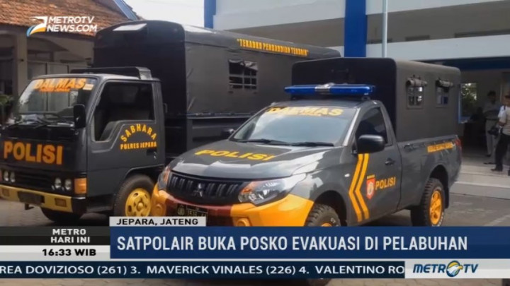 Satpolair Polres Jepara Buka Posko Evakuasi KM Dharma Kencana II