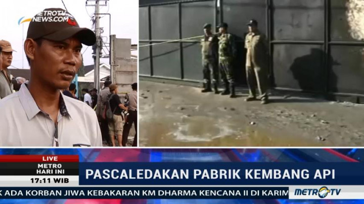 Pabrik Petasan di Kosambi Tak Memiliki Pintu Darurat