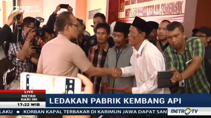 Lima Jenazah Korban Ledakan Pabrik Petasan Diserahkan ke Keluarga