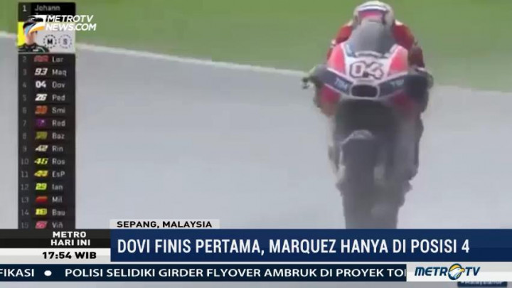 Dovizioso Tunda Pesta Juara Marquez