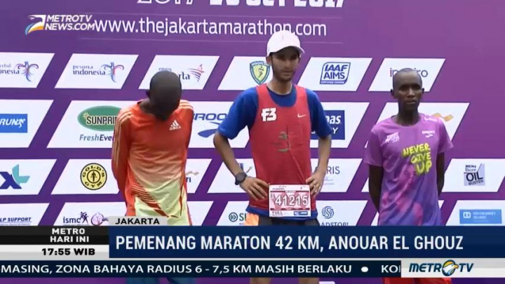 Pelari Maroko Juara Jakarta Marathon 2017