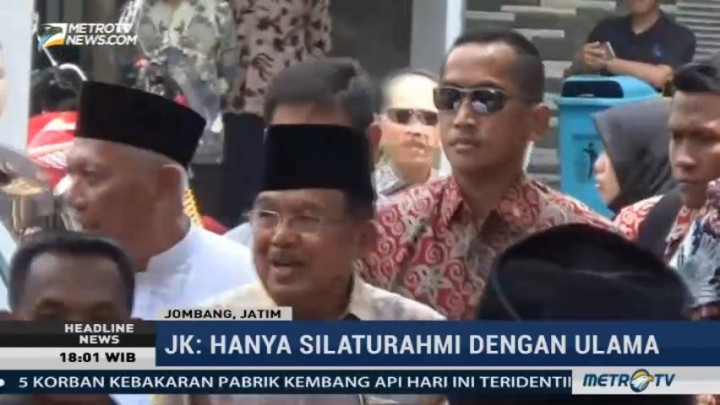 Kunjungi Ponpes Tebuireng, JK Gelar Pertemuan dengan Para Ulama
