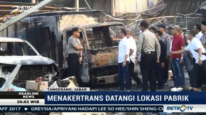 Menakertrans Datangi Pabrik Petasan di Kosambi