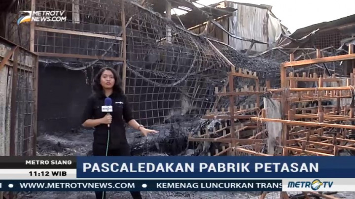 Begini Penampakan Pabrik Kembang Api Kosambi Pascaledakan