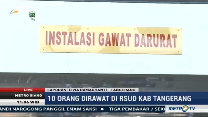 Dua Korban Ledakan Masih Dirawat di ICU RSUD Tangerang
