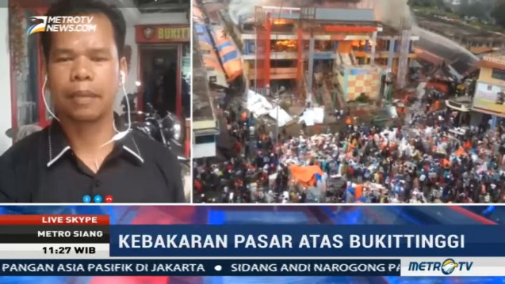 Walkot Bukittinggi Berharap Ada Pasar Sementara untuk Pedagang Pasar Atas