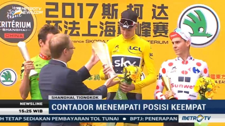 Chris Froome Tercepat di Balap Sepeda Criterium Tiongkok
