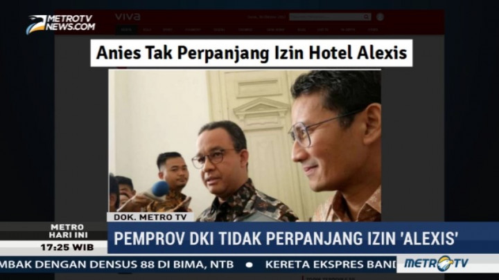 Pemprov DKI Tak Perpanjang Izin Alexis