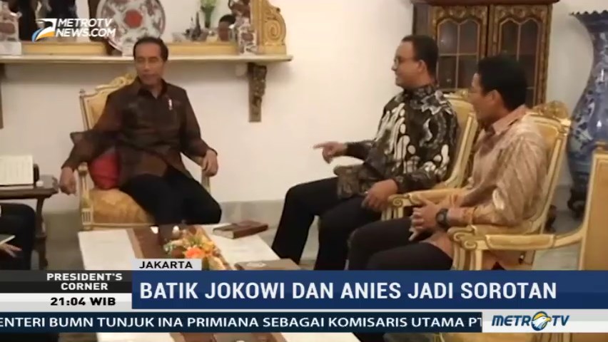 Makna di Balik Motif Batik Jokowi dan Anies