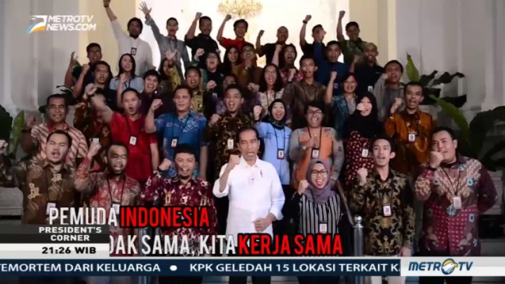 Jokowi: Pemuda Indonesia Kita Tidak Sama, Kita Kerja Sama