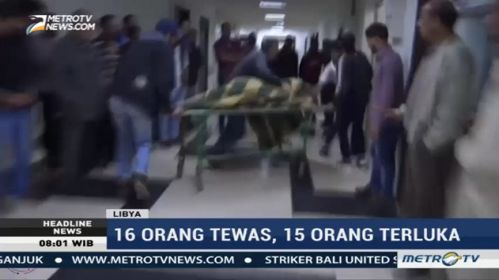 Serangan Udara Tewaskan 16 Orang di Libya