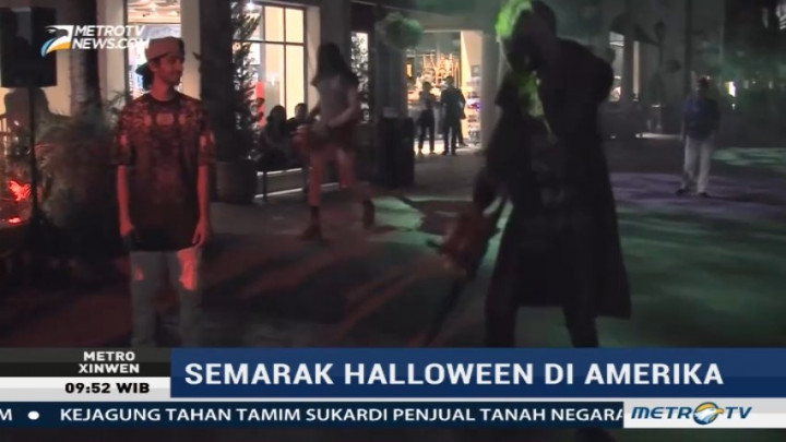 Semarak Halloween di AS