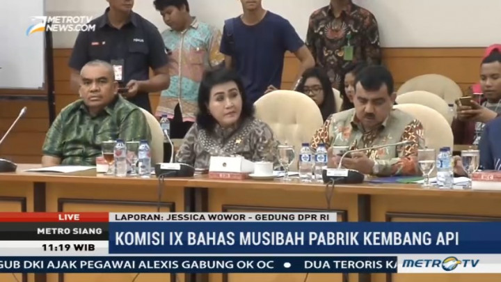 Komisi IX Gelar RDP dengan Kemenaker Bahas Kasus Ledakan Pabrik Kembang Api