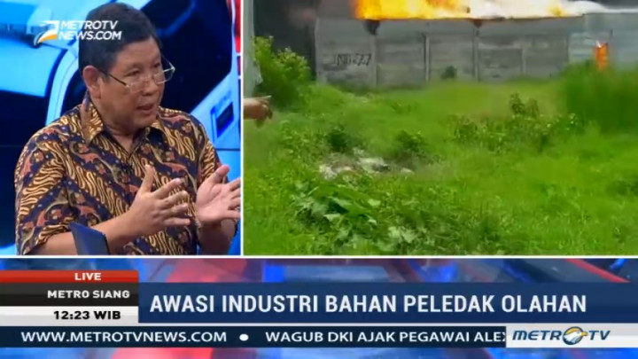 Awasi Industri Bahan Peledak Olahan